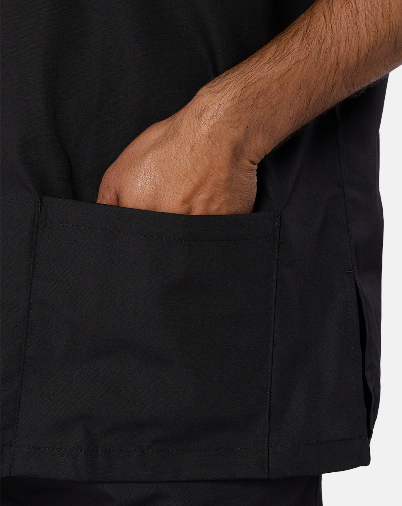 Lightweight Scrub Top | Black
