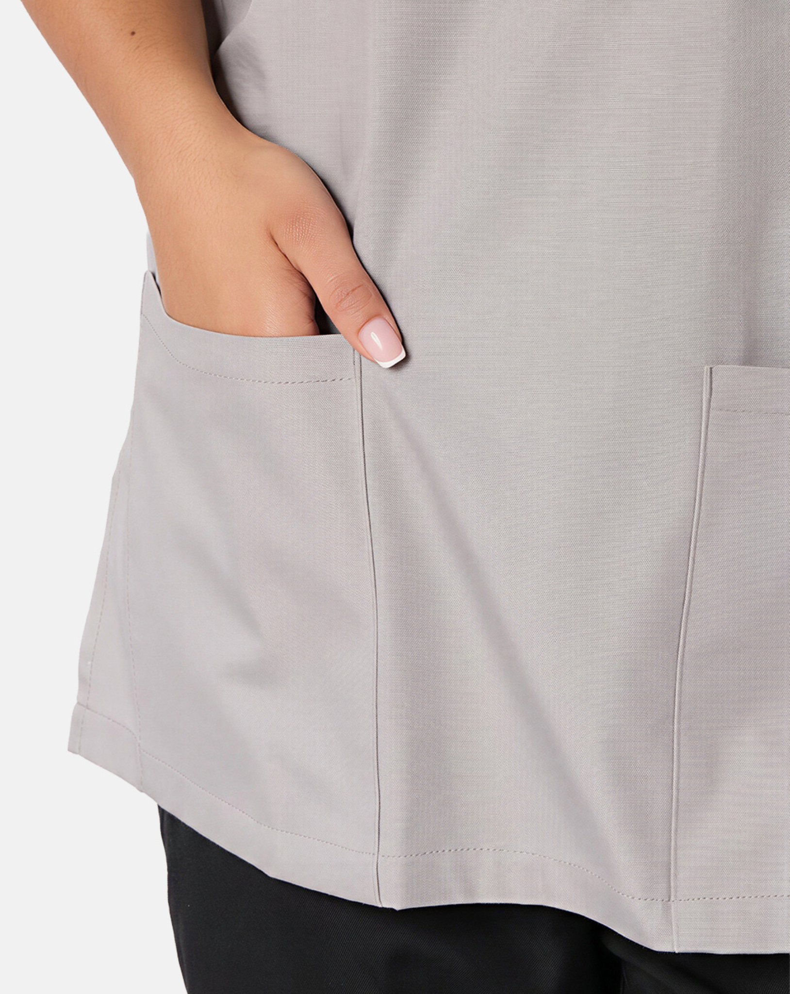 Lightweight Scrub Top | Grey