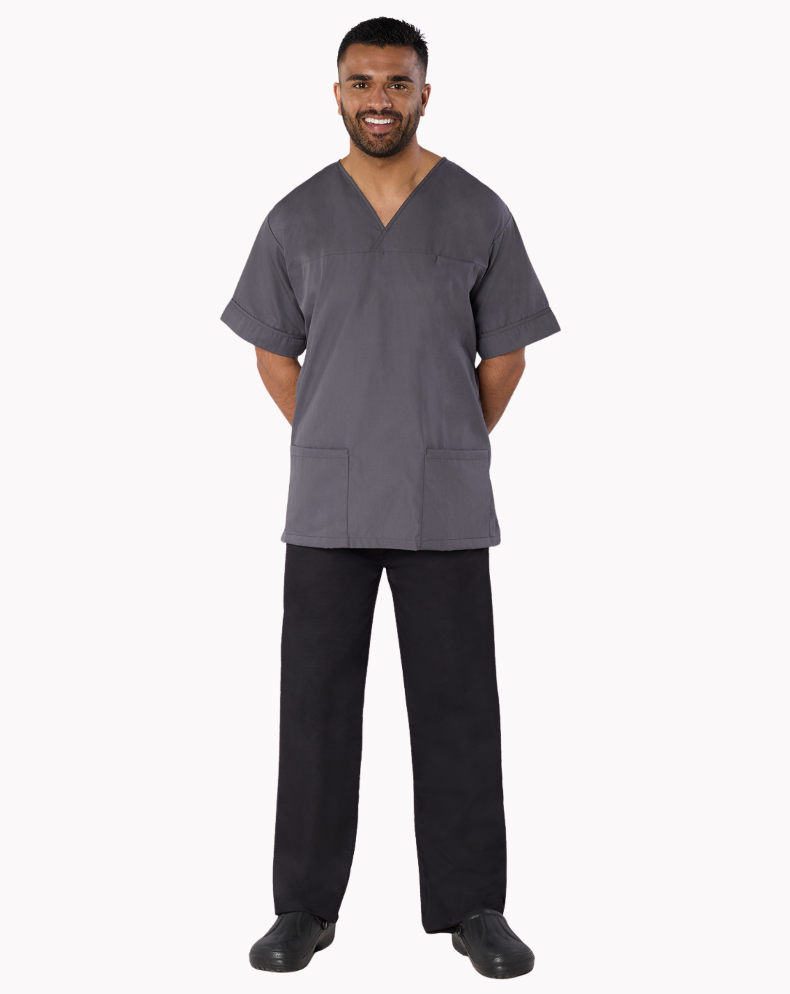 Lightweight Scrub Top | Storm Grey