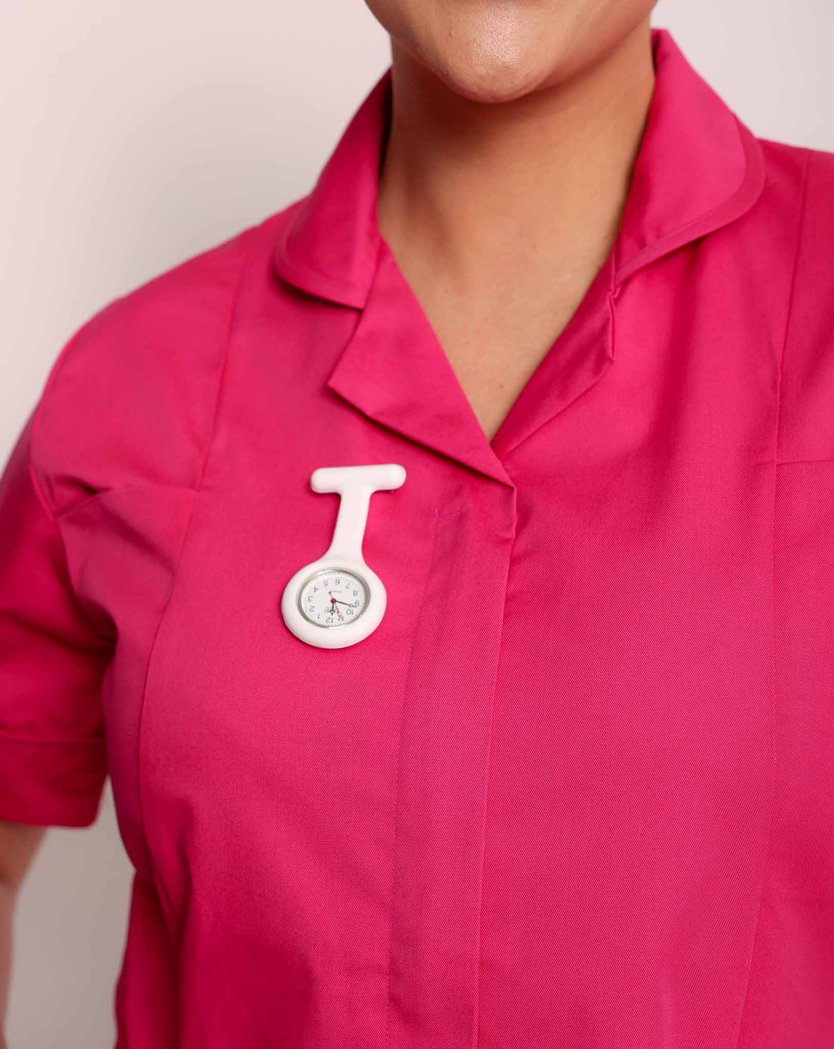Alcott Women's Healthcare Tunic | Bright Pink & Bright Pink
