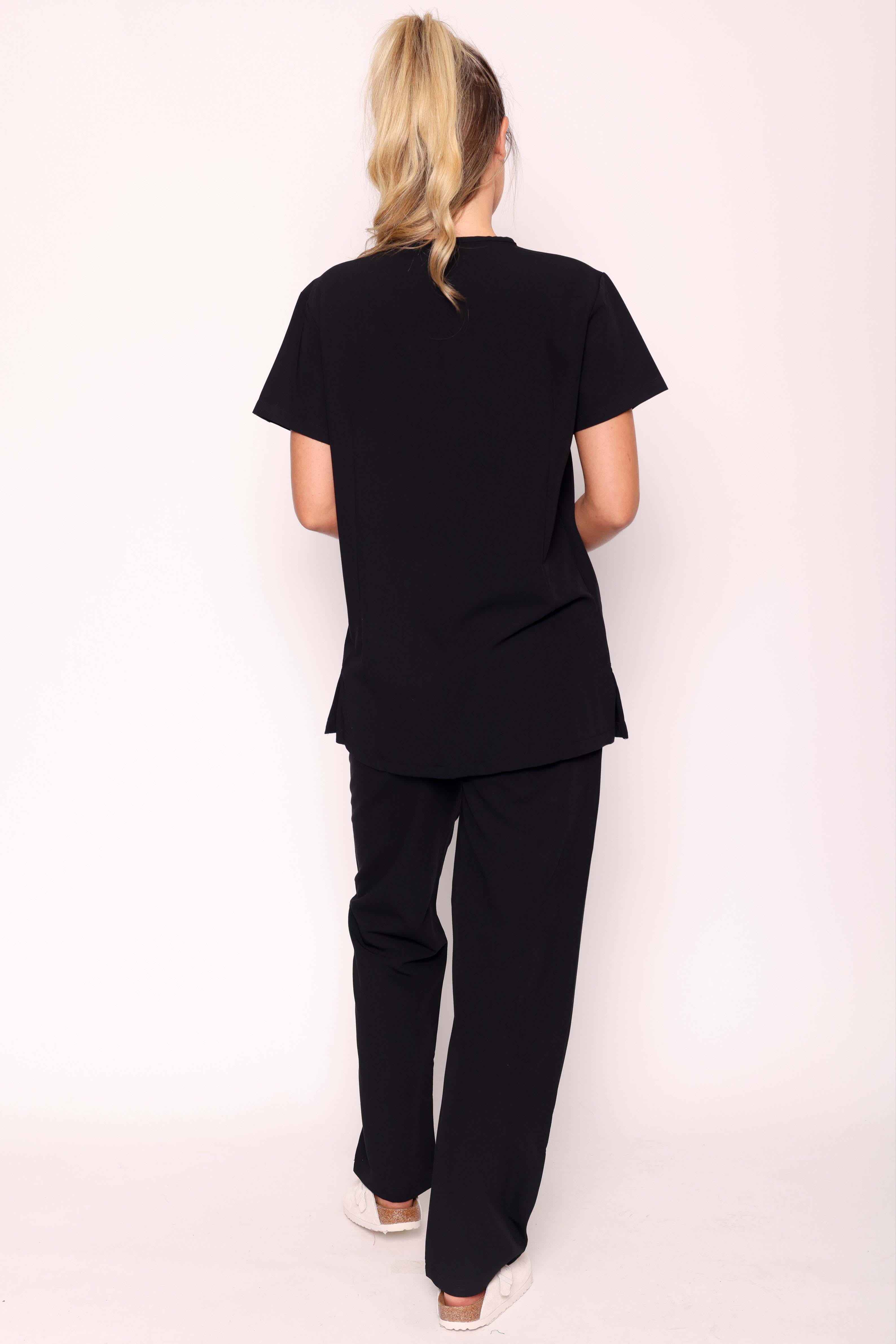 Ari & Arlo Simki Scrub Set - Black