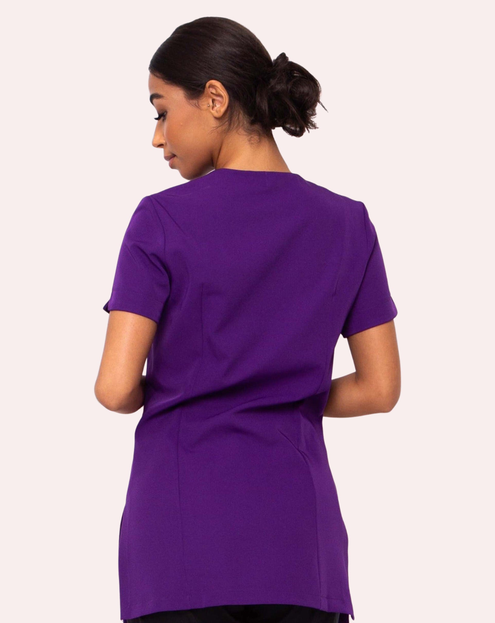 Belle Women's Asymmetric Beauty Tunic | Purple
