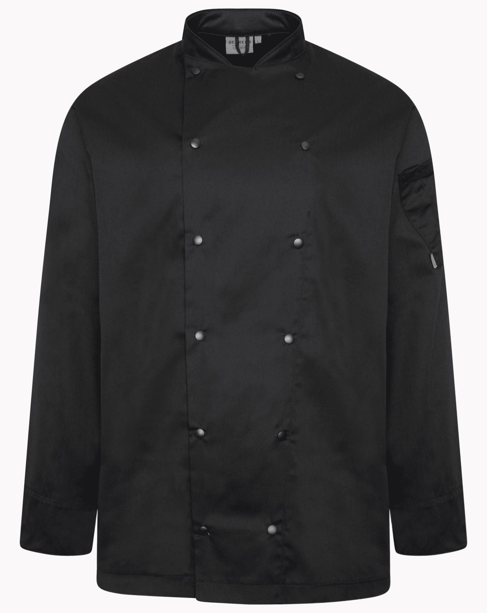 Unisex Chef Jacket Long Sleeve | Black