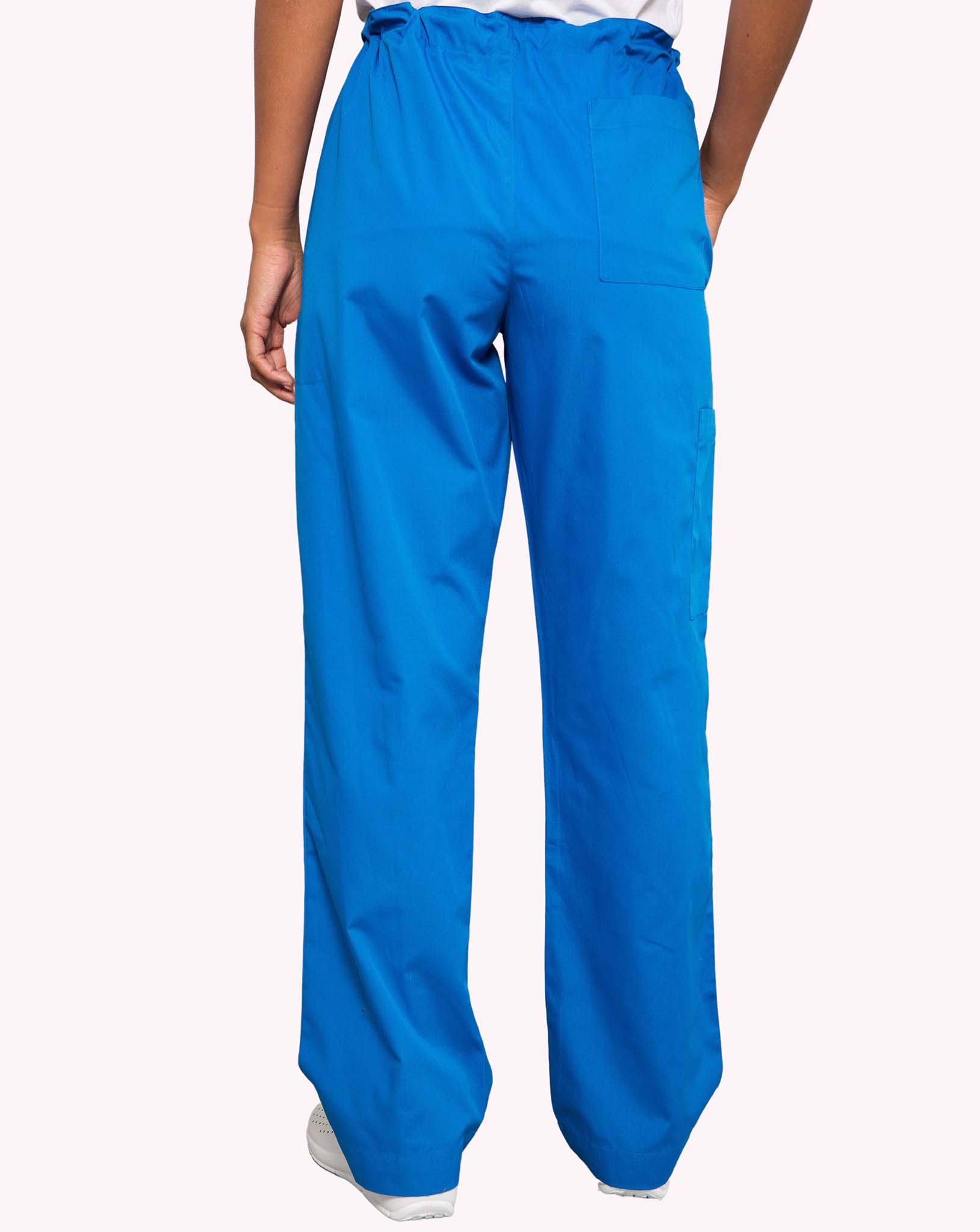 Newbury Unisex Drawstring Scrub Trousers | Royal Blue