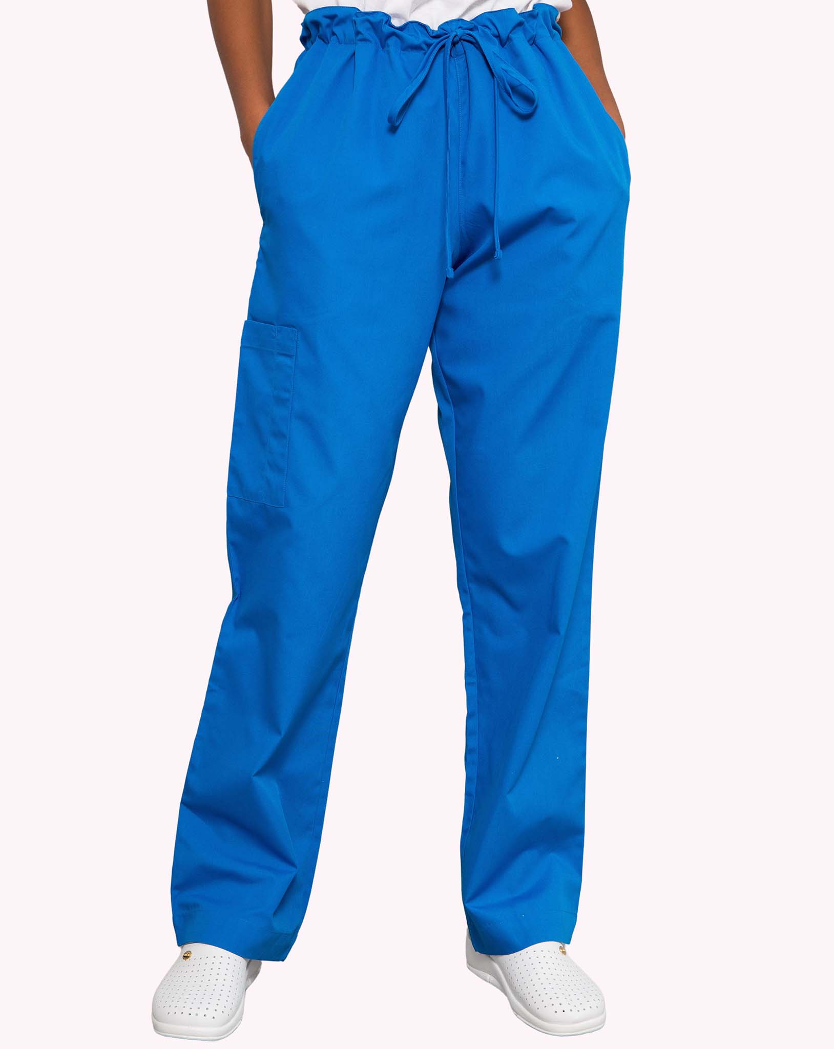 Newbury Unisex Drawstring Scrub Trousers | Royal Blue