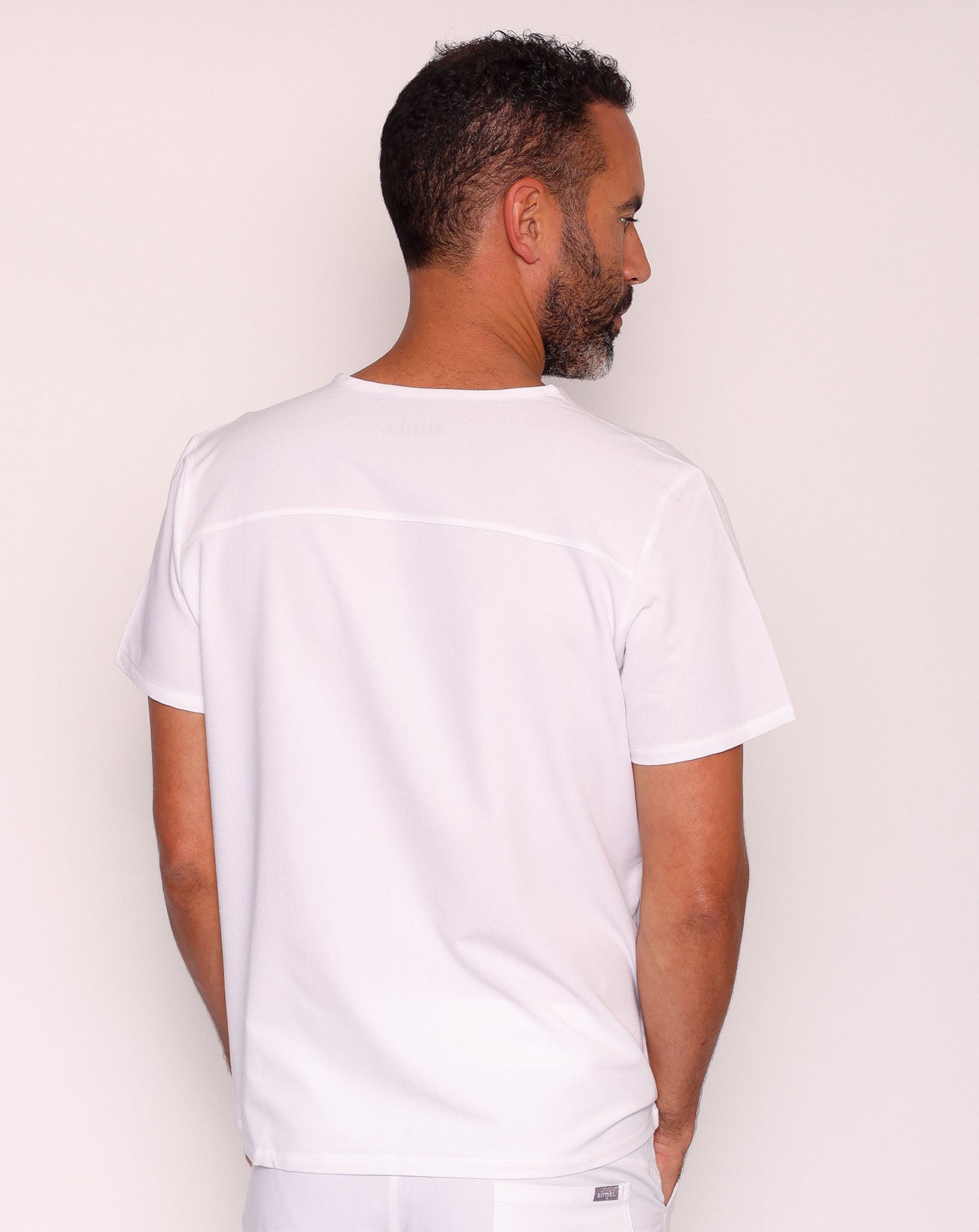 Oscar Scrub Top - White