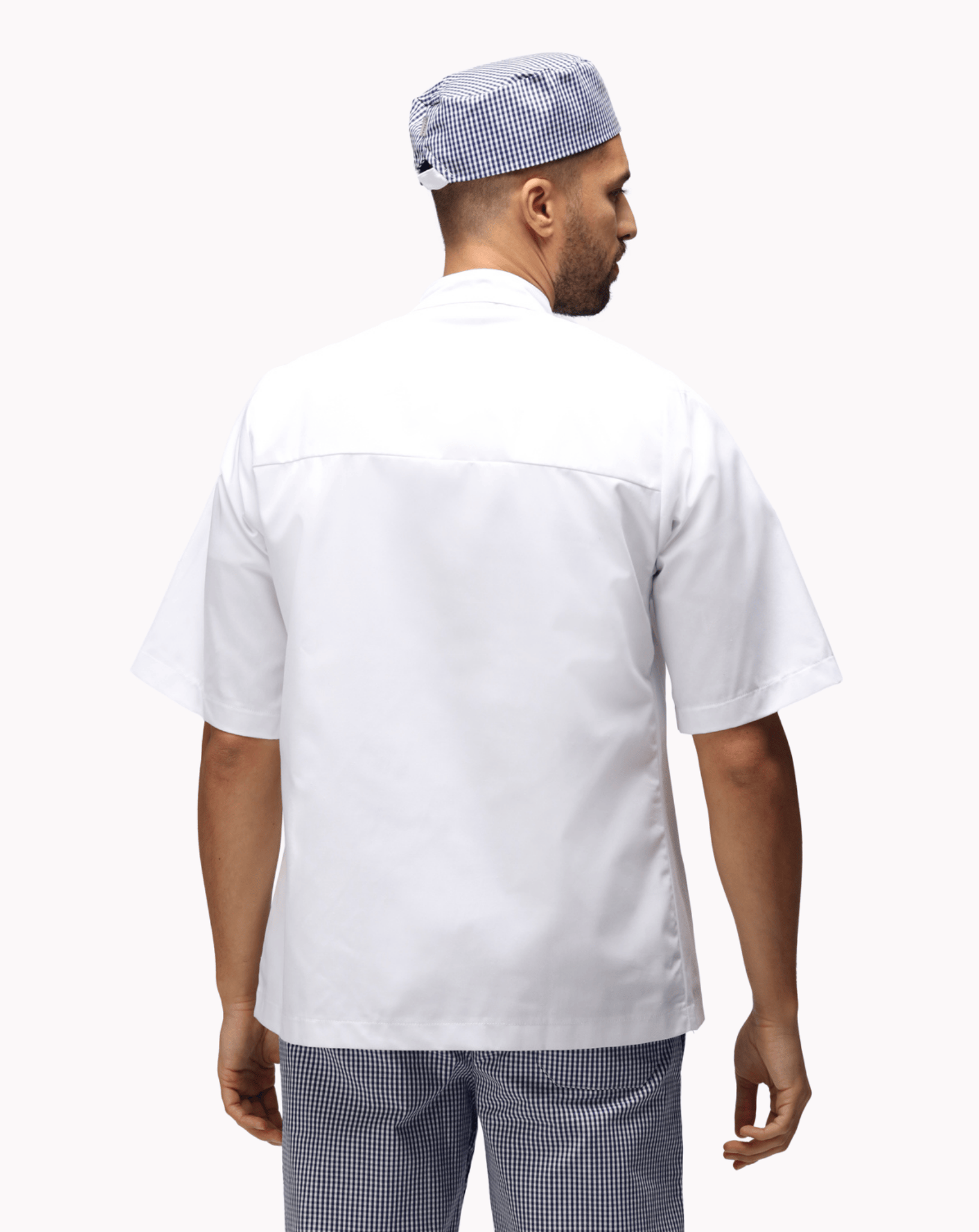 Unisex Chef Jacket Short Sleeve | White