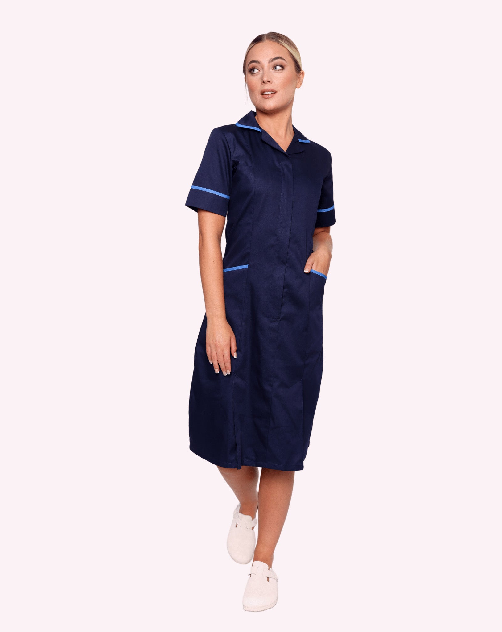 Hartford Classic Healthcare Dress - Navy / Hospital Blue