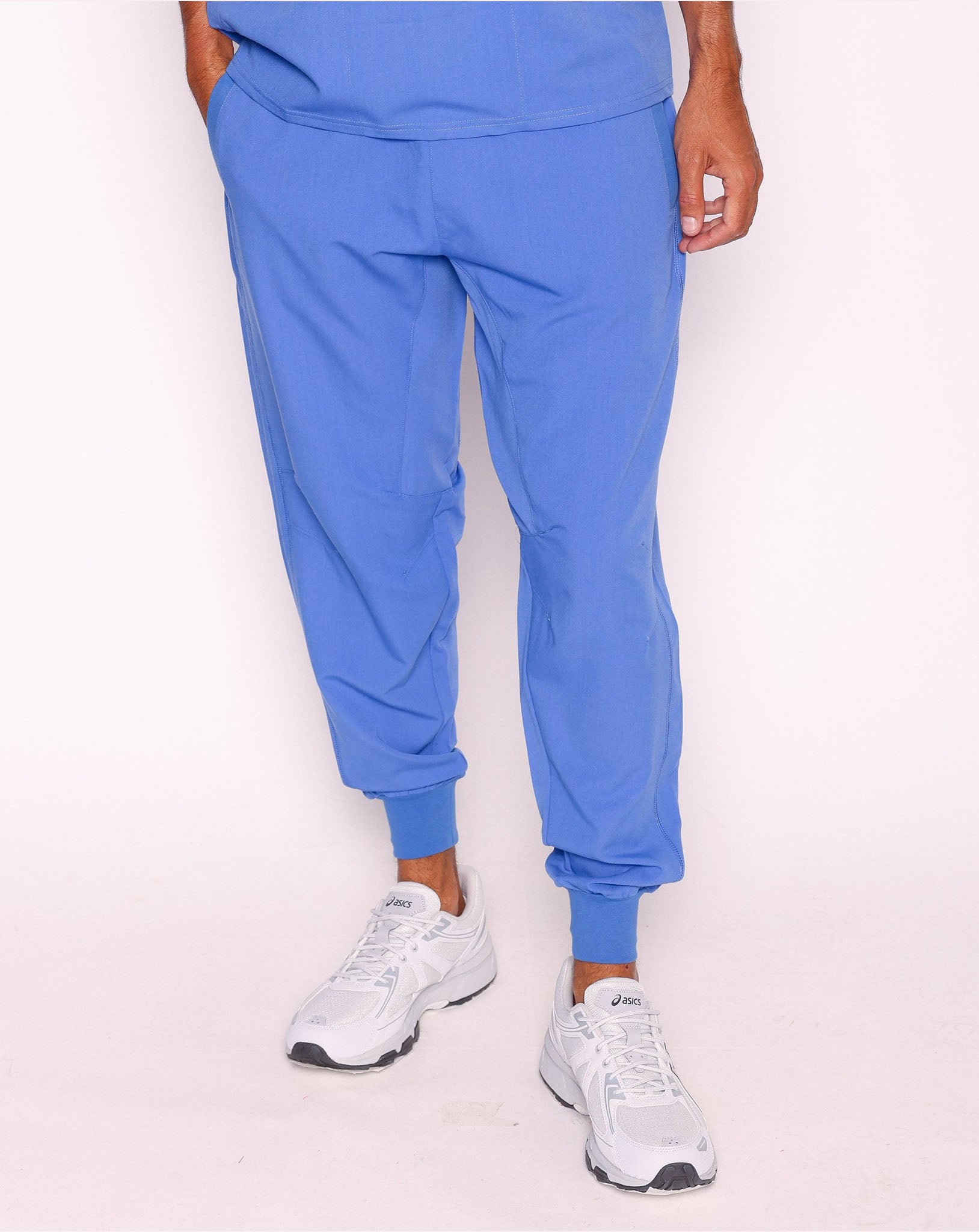 Maxwell Scrub Joggers - Ciel Blue