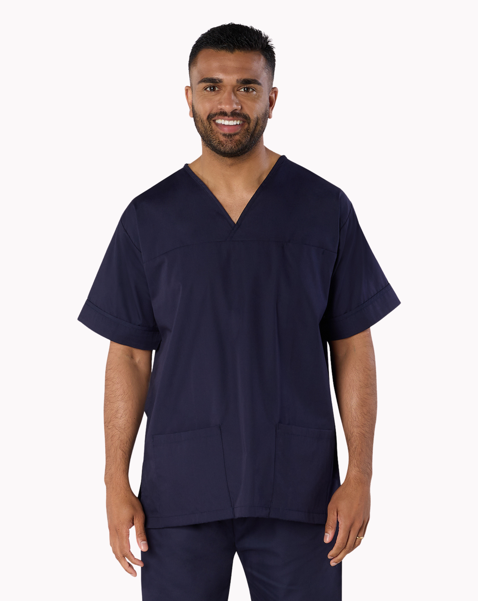 Lightweight Scrub Top | Navy