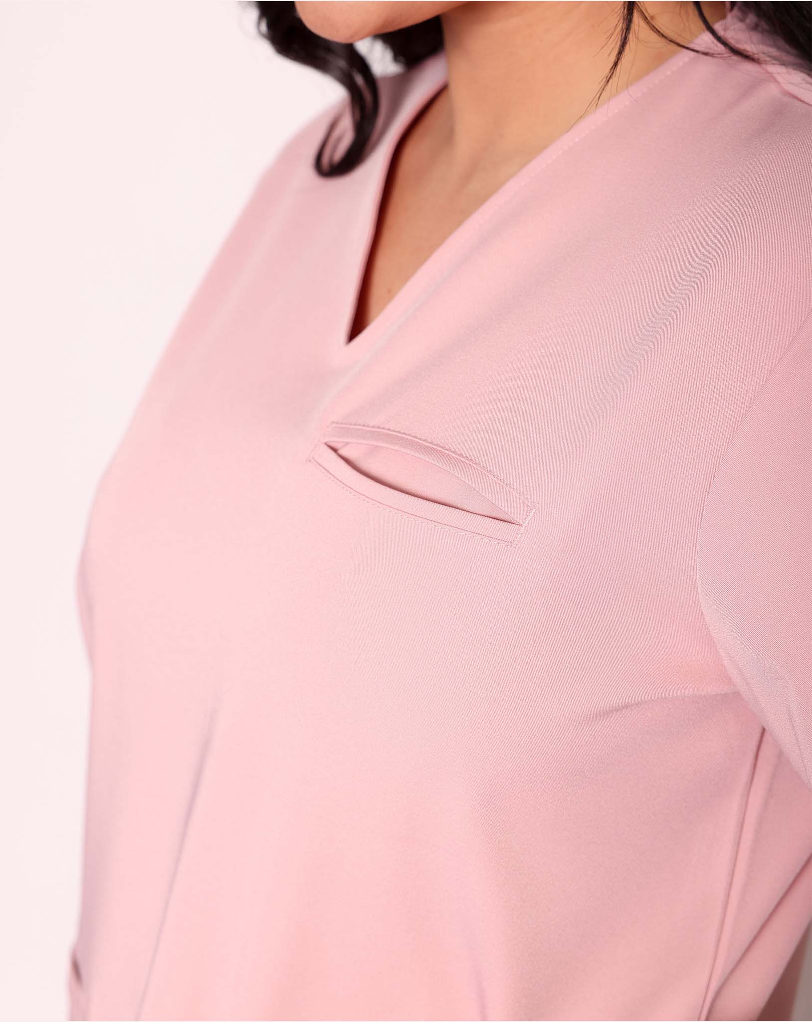 Purity Scrub Top - Blush