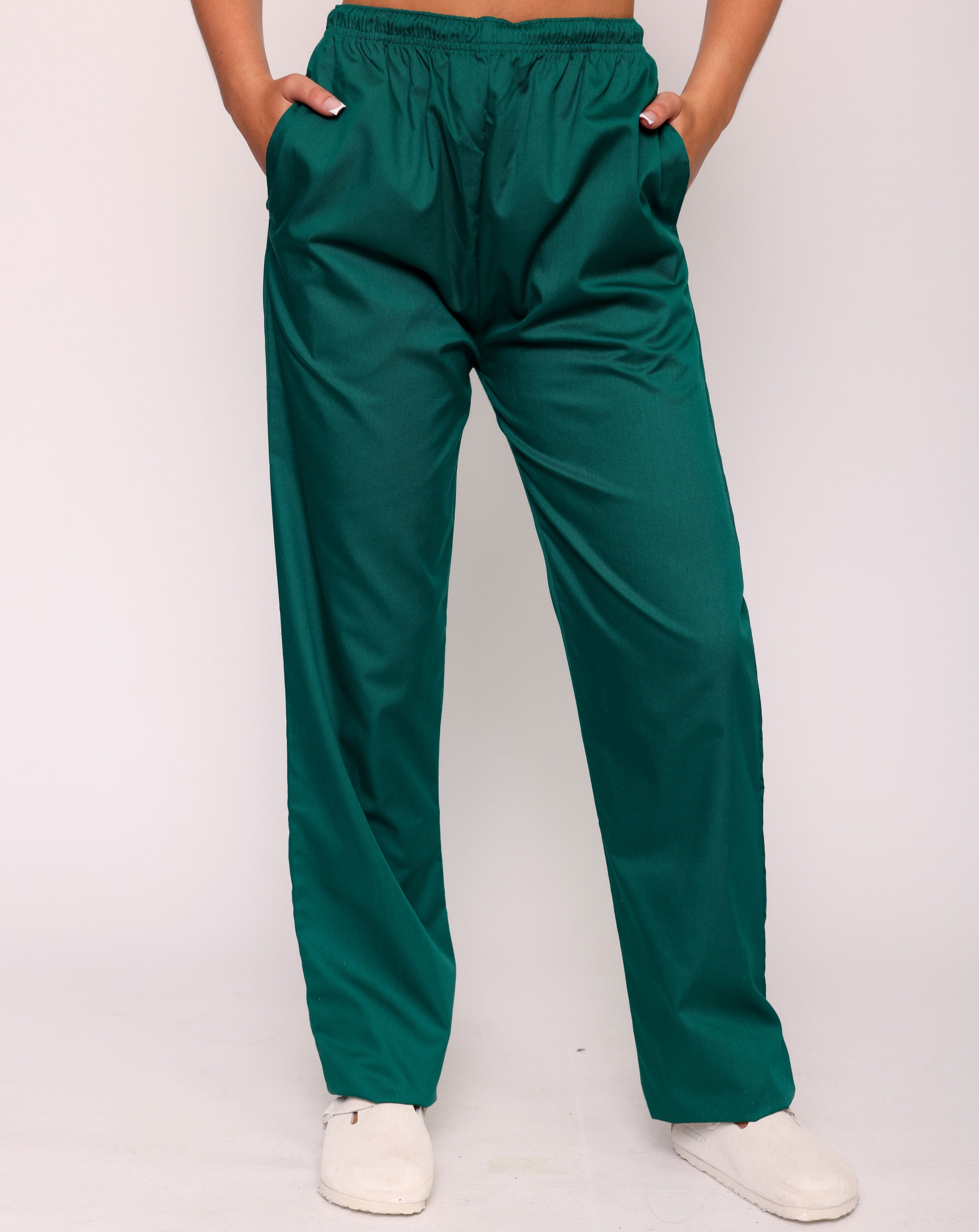 Howser Casey Unisex Smart Scrub Trousers - Bottle Green