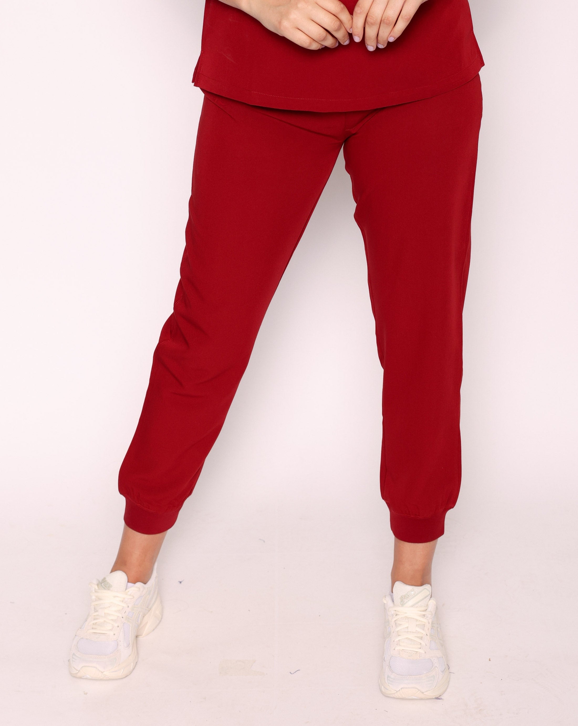 Neo Scrub Joggers - Burgundy