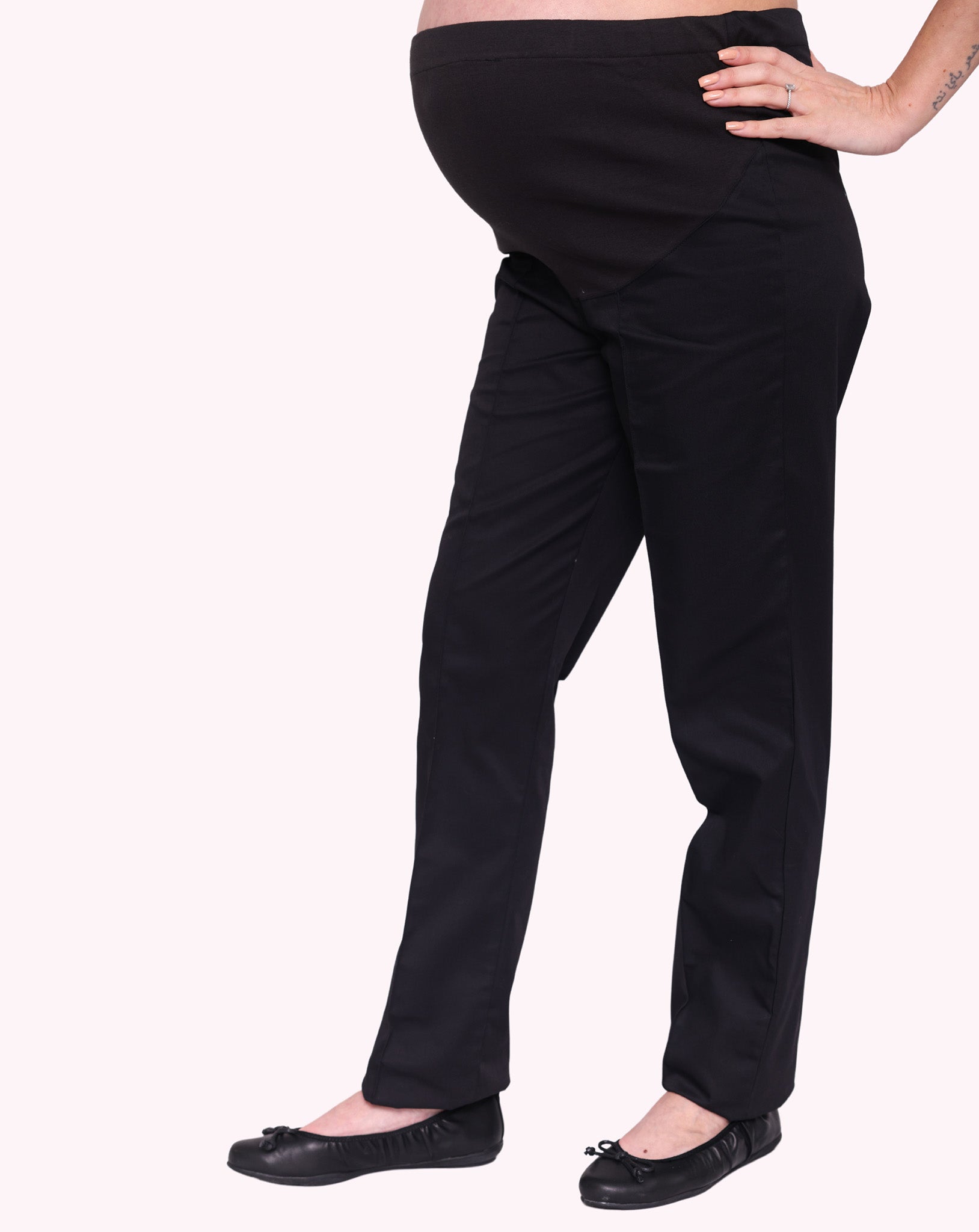 Ladies Maternity Trousers with Elastic Waistband