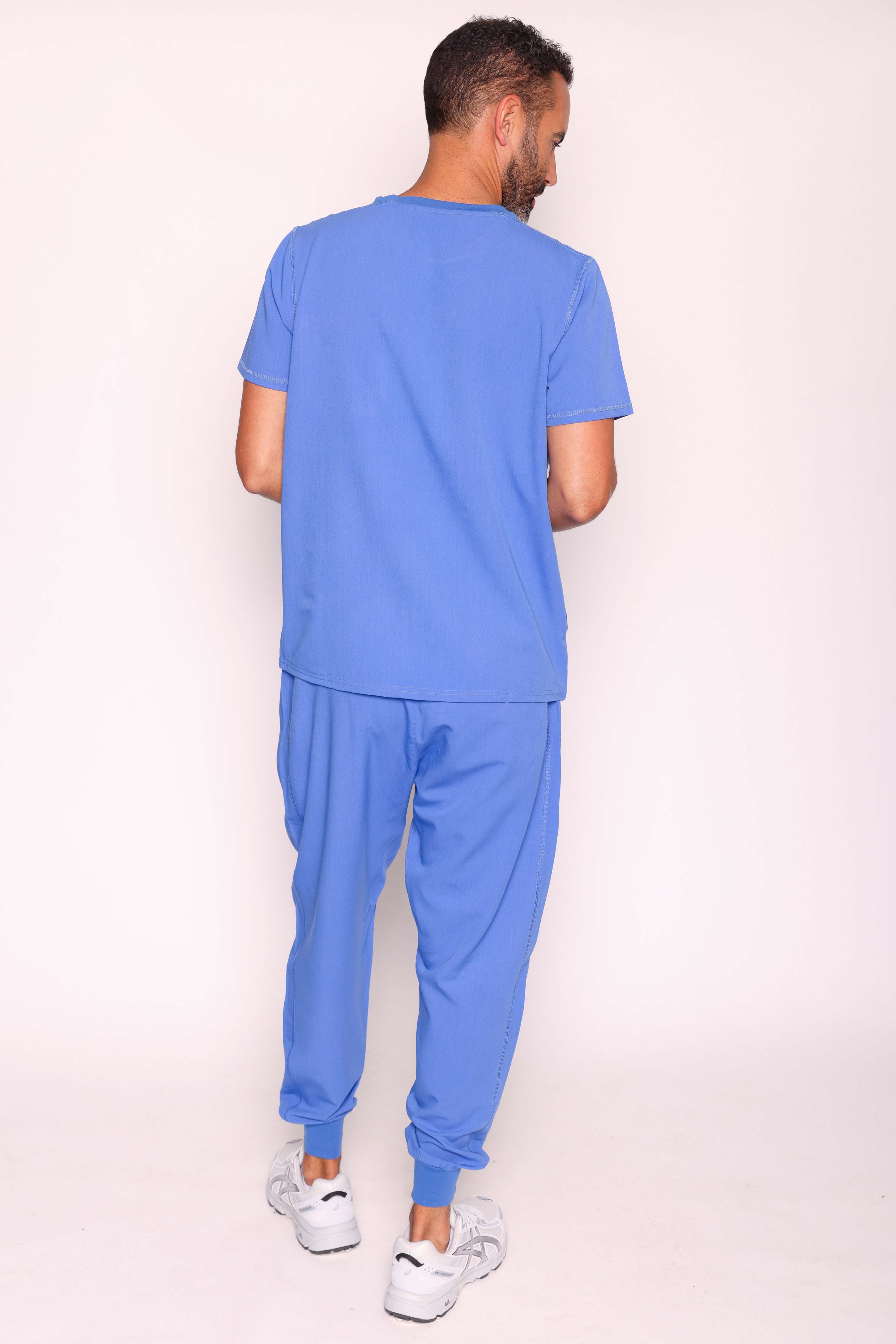 Miles & Maxwell Simki Scrub Set - Ciel Blue