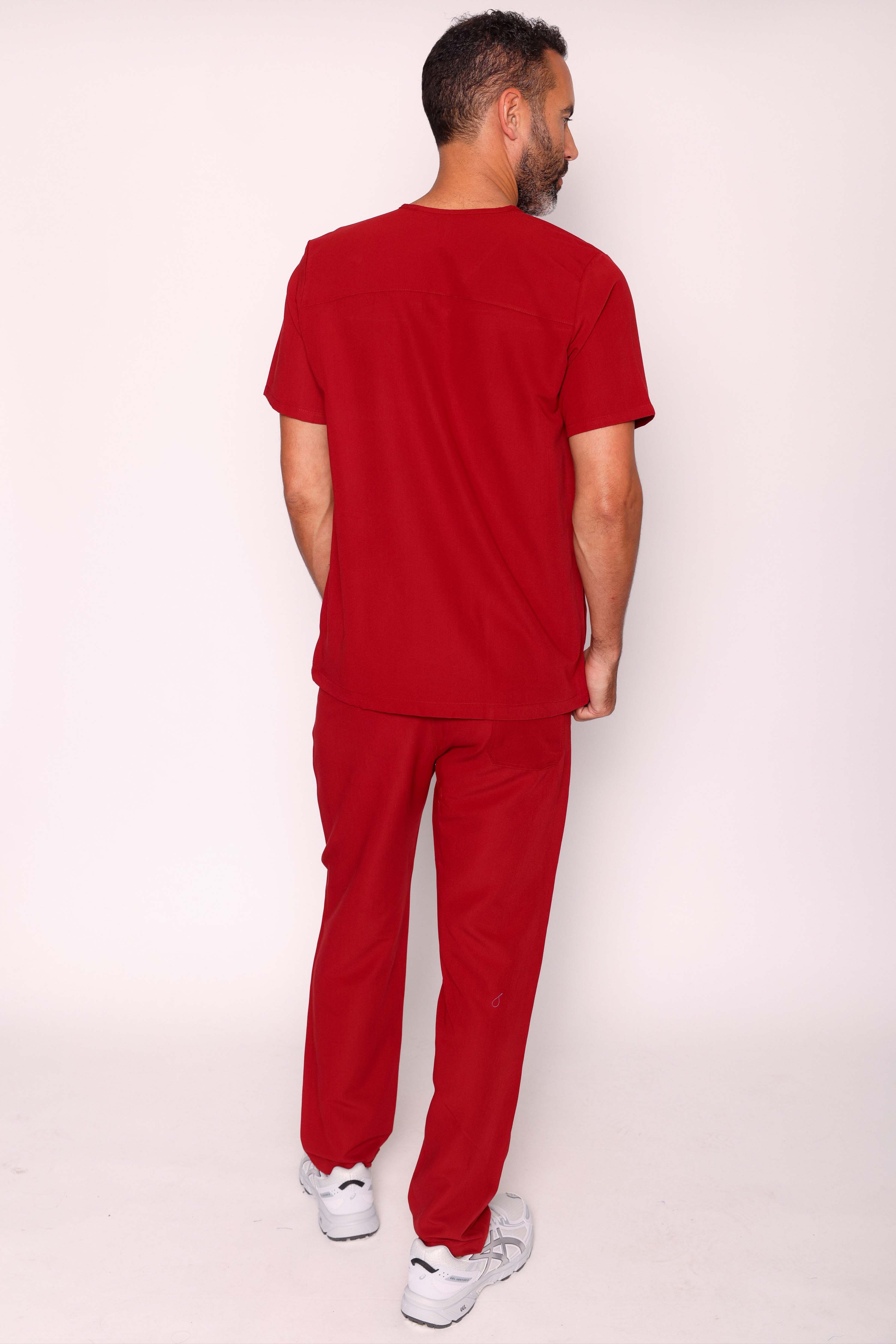 Oscar & Otto Simki Scrub Set - Burgundy