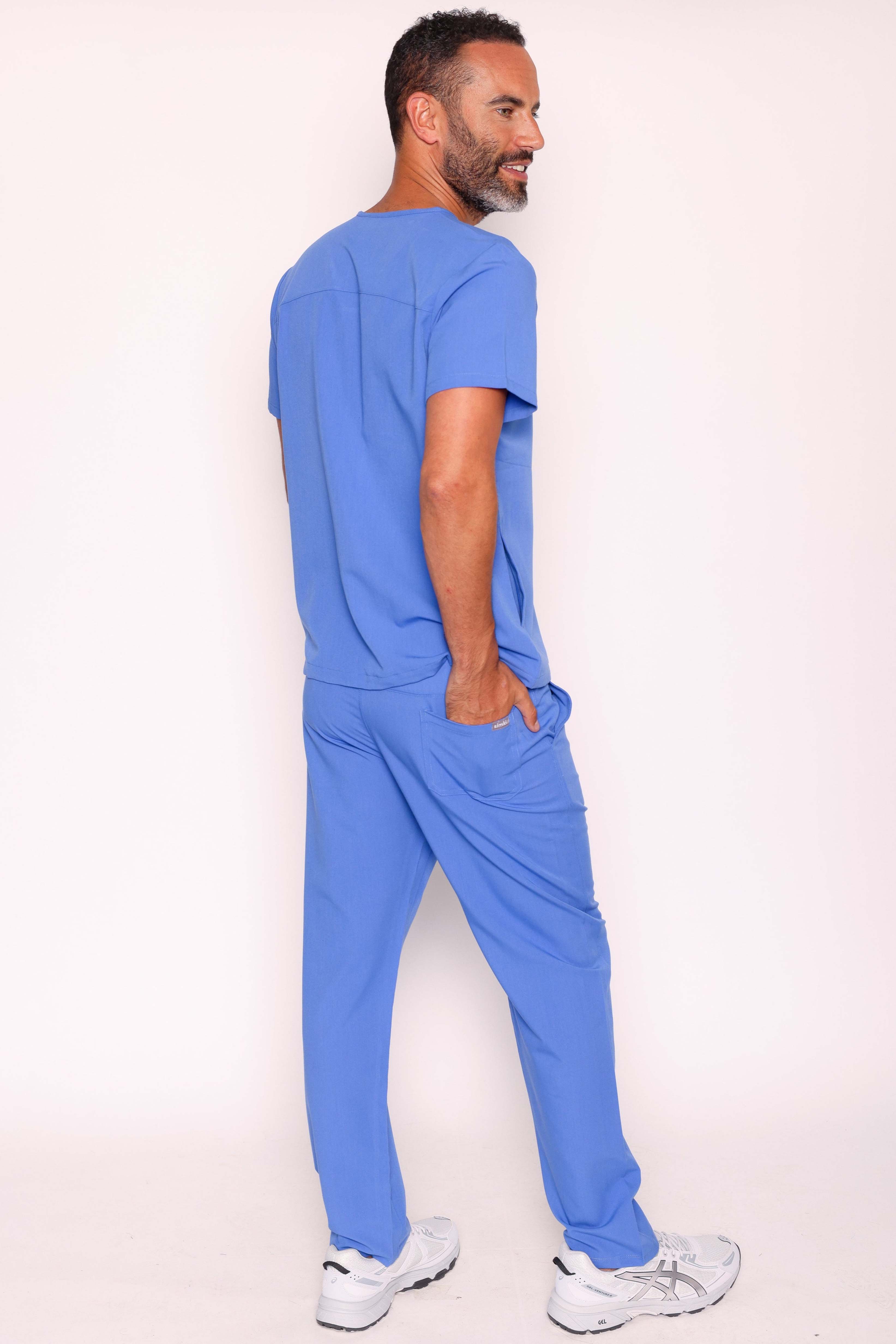 Oscar & Otto Simki Scrub Set - Ciel Blue