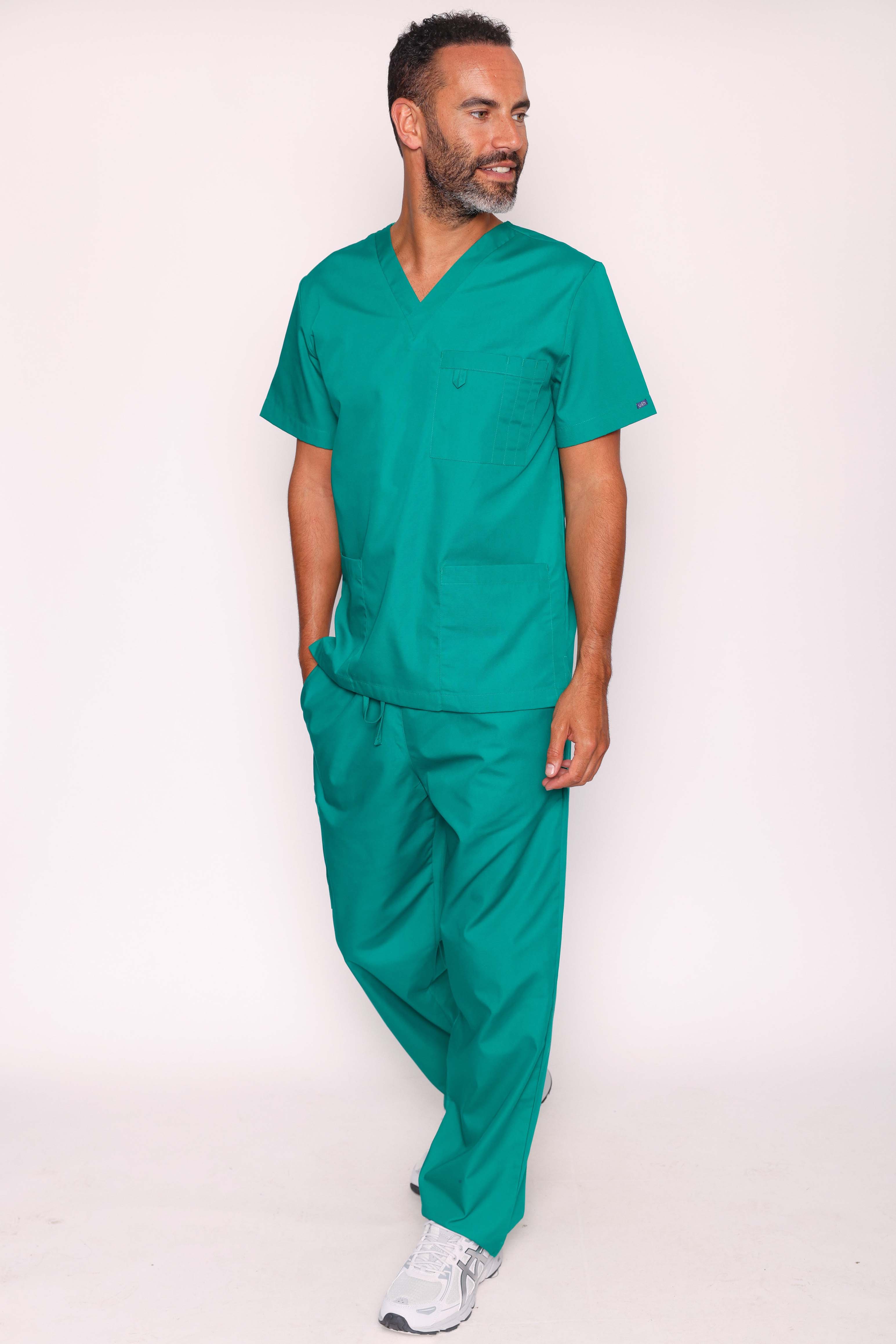 Sandringham & Newbury Scrub Set - Forest Green
