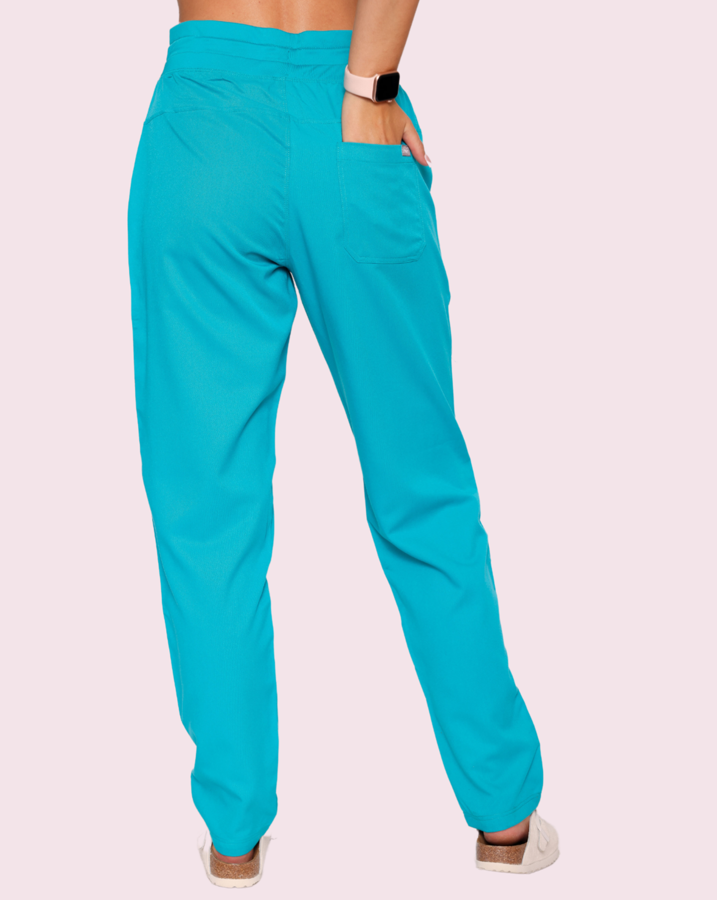 Arlo Straight Leg Scrub Bottoms - Teal