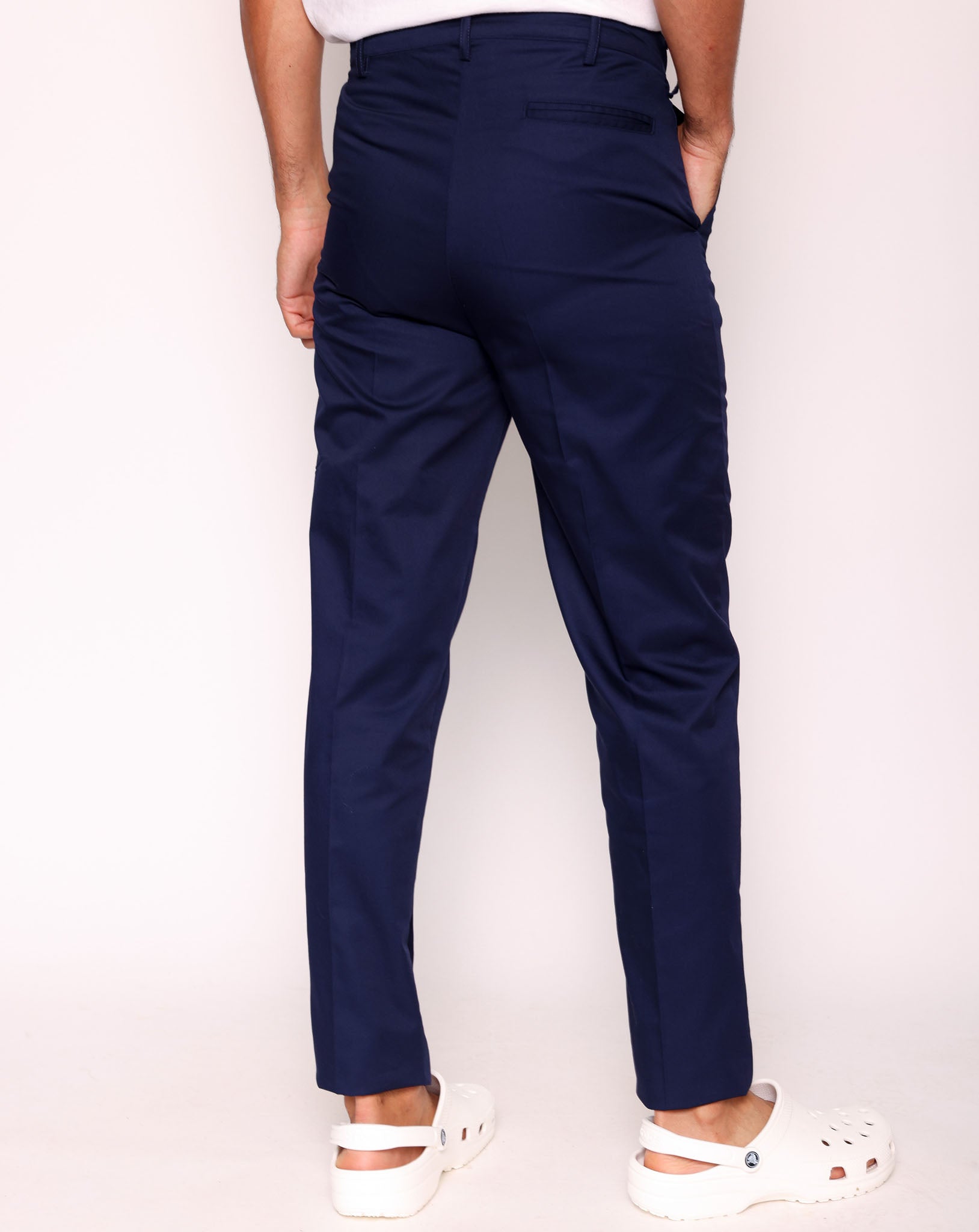 York Men's Navy Healthcare Trousers